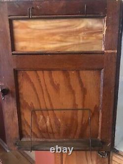 Antique Kitchen Furniture Early 1900s All Original Sellers Oak Hoosier Cabinet