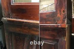 Antique Large 10' Foot Mercantile Bar Pharmacy Store Display Cupboard Cabinet