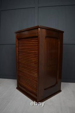 Antique Late 19th Century Tambour front cabinet