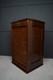 Antique Late 19th Century Tambour Front Cabinet