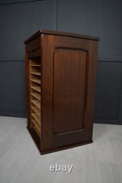 Antique Late 19th Century Tambour front cabinet