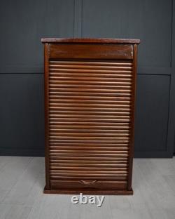 Antique Late 19th Century Tambour front cabinet