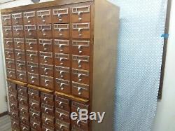 Antique Library Card Catalog