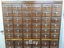 Antique Library Card Catalog