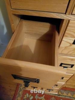 Antique Library Card Catalog / CD DVD Etc. Storage