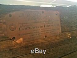 Antique Lockwood Brothers Co. China CabinetCirca 1920'sQuartered Oak We Ship