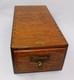 Antique Macey File Box Drawer Quarter Sawn Oak Dove Tailed Wood Cabinet 1 Drawer