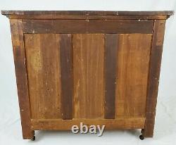 Antique Mahogany Cabinet Commode Wash Stand Eastlake Victorian 1800's