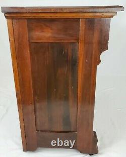 Antique Mahogany Cabinet Commode Wash Stand Eastlake Victorian 1800's