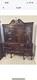 Antique Mahogany Chippendale China Hutch Cabinet Buffet Curio