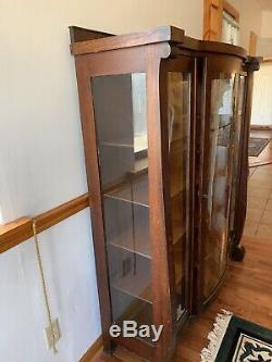 Antique Mahogany Curio Cabinet