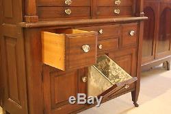 Antique Mahogany Dental Cabinet