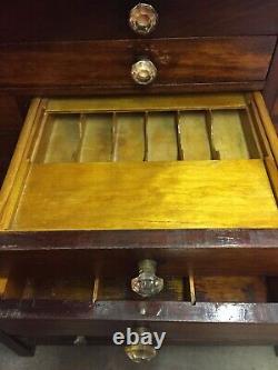Antique Mahogany Dental Cabinet The Samuel A. Crocker Co. / Storage Cabinet