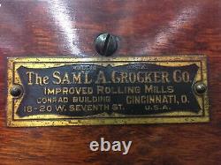 Antique Mahogany Dental Cabinet The Samuel A. Crocker Co. / Storage Cabinet