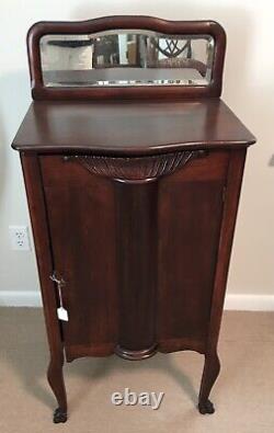 Antique Mahogany Music Cabinet