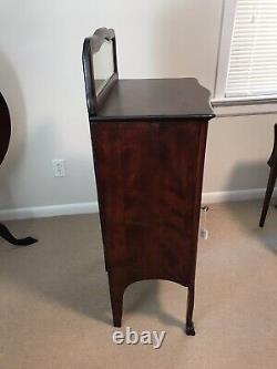 Antique Mahogany Music Cabinet