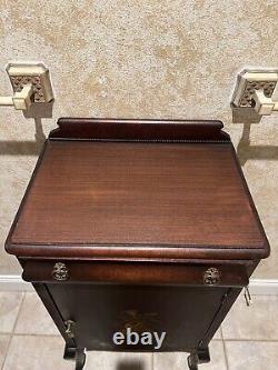 Antique Mahogany Music Cabinet