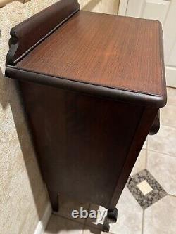 Antique Mahogany Music Cabinet