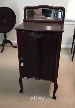 Antique Mahogany Music Cabinet