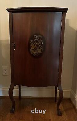 Antique Mahogany Wood Sheet Music Cabinet Circa Early 1900s