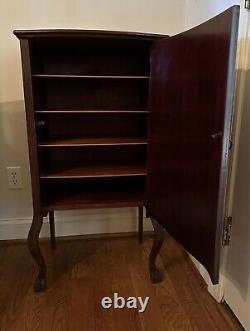 Antique Mahogany Wood Sheet Music Cabinet Circa Early 1900s