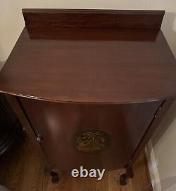 Antique Mahogany Wood Sheet Music Cabinet Circa Early 1900s