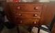 Antique Martha Washington Sewing Cabinet Hardwood 3 Drawers