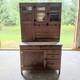 Antique Mcdougall Oak Hoosier Cabinet Early 1900s