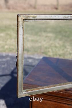 Antique Medical Cabinet Brass Apothecary Glass Display Case Industrial bathroom