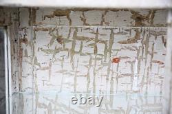 Antique Medical Cabinet Wood Glass Display Case Vintage apothecary Chippy white