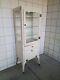 Antique Medical Display Cabinet Metal Apothecary Wayne State Shelves Industrial