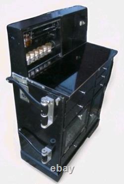 Antique Medical Podiatry Dental Metal Glass Cabinet with Bottles Electric Bosworth