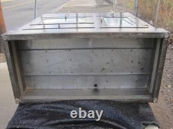 Antique Medical Podiatry Dental Metal Glass Cabinet with Bottles Electric Bosworth