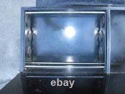 Antique Medical Podiatry Dental Metal Glass Cabinet with Bottles Electric Bosworth