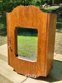 Antique Medicine Cabinet Vintage Oak Medicine Cabinet Solid Oak Very Clean