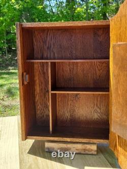 Antique Medicine Cabinet Vintage Oak Medicine Cabinet Solid Oak Very Clean