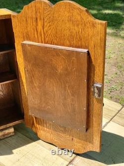 Antique Medicine Cabinet Vintage Oak Medicine Cabinet Solid Oak Very Clean
