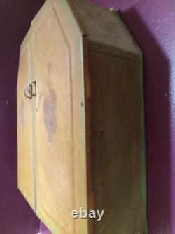 Antique Metal Wall Cabinet