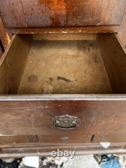 Antique Mid Century Chifforobe Cabinet