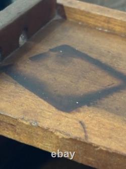 Antique Miniature Childs Primitive Wooden Step Back Cupboard Kitchen Pantry