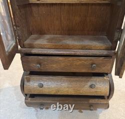 Antique Miniature Wooden Hutch Cupboard Primitive Doll Furniture Free Shipping