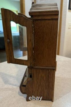 Antique Miniature Wooden Hutch Cupboard Primitive Doll Furniture Free Shipping