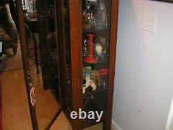 Antique Mission / Arts And Crafts Tiger Oak China Cabinet