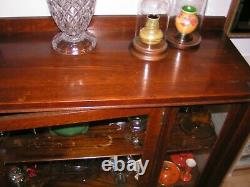 Antique Mission / Arts And Crafts Tiger Oak China Cabinet