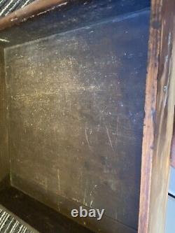 Antique New England-Pine /cherry Step Back Cupboard Primitive Farm House