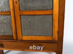 Antique New England Punched Tin Pie Safe