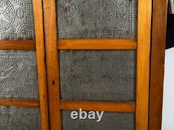 Antique New England Punched Tin Pie Safe