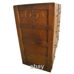 Antique Oak 12 Drawer File Cabinet by Library Bureau Legal Size, 1900s, #21647