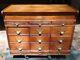 Antique Oak 13 Drawer Yawman & Erbe Stackable Sectional File Cabinet 33 X 24