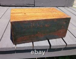 Antique Oak 15 Drawer Counter Top Store Hardware Cabinet 1900s Era